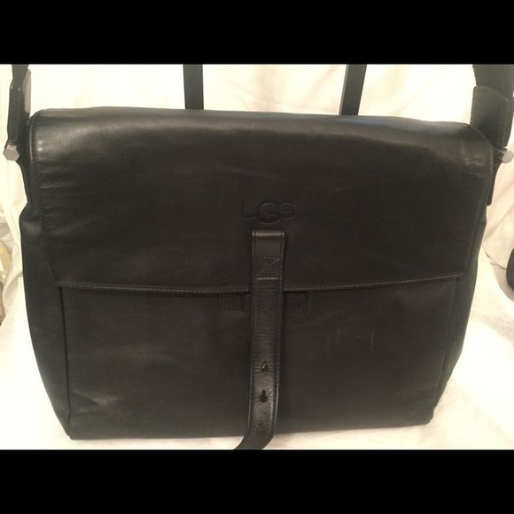 UGG Bags Ugg Mens Branford Slim Messenger Leather Bag Poshmark